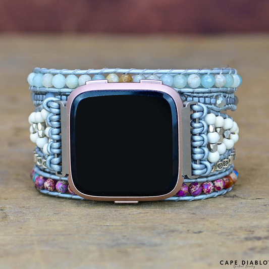 Healing Turquoise Protection Fitbit Versa Watch Strap