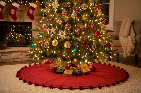 Tree Skirt Poms