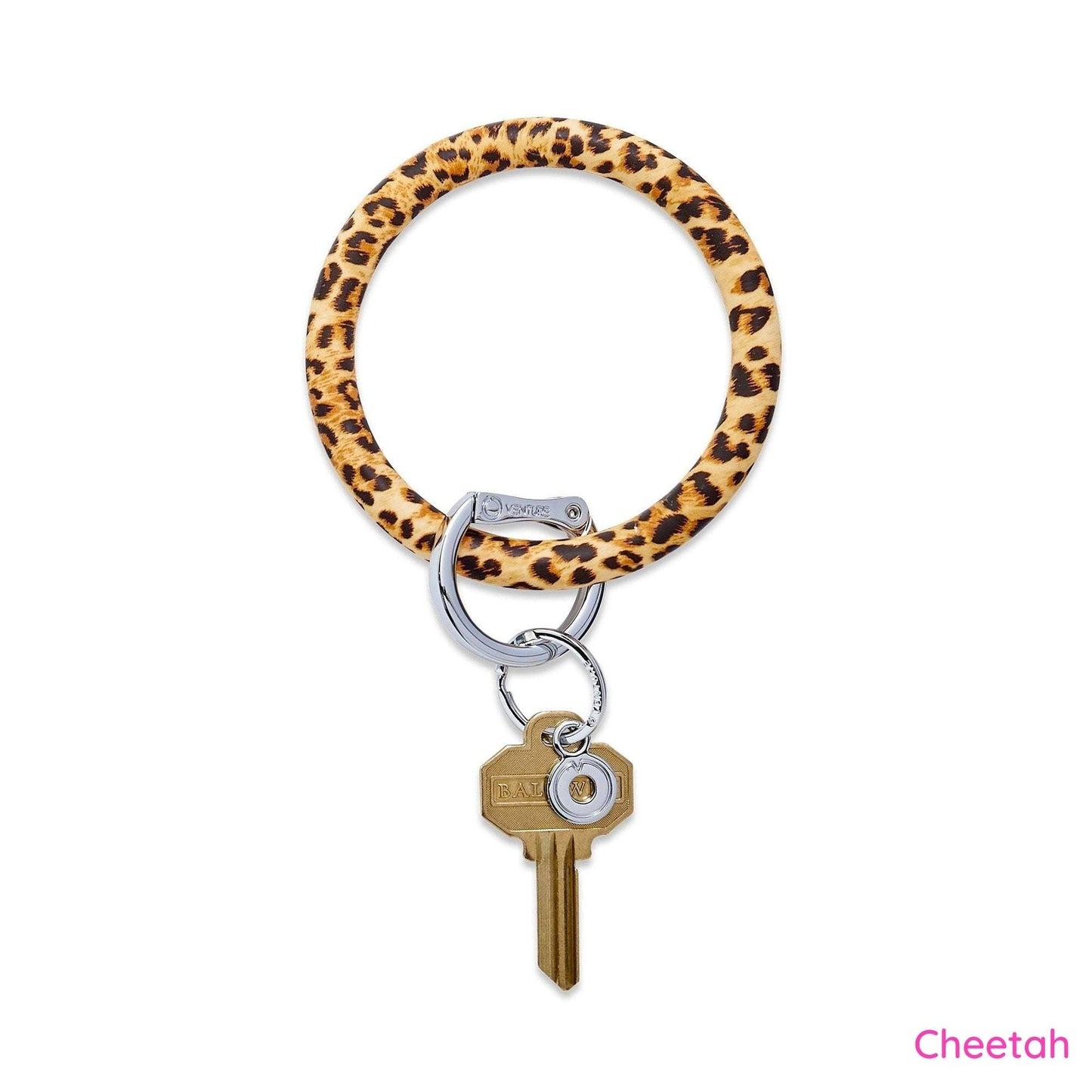 OVENTURE Silicone Key Ring Cheetah