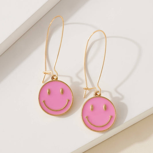 UCOM LP Smile Dangling Earrings