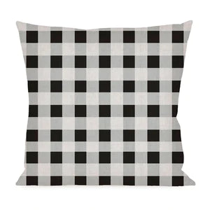 Pumpkin Plaid Truck Interchangeable Pillow