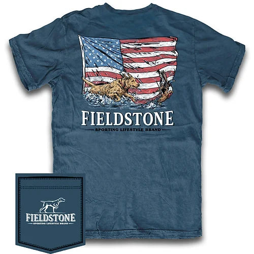FIELDSTONE Flag & Water T-shirt
