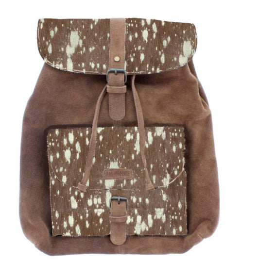 Jane Marie Suede Backpack