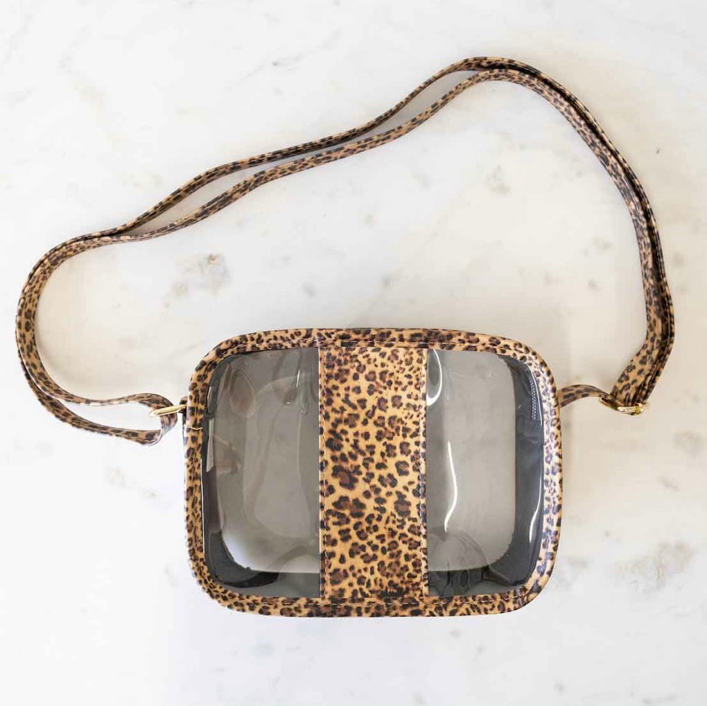 ROYAL STANDARD Clear Crossbody Cheetah