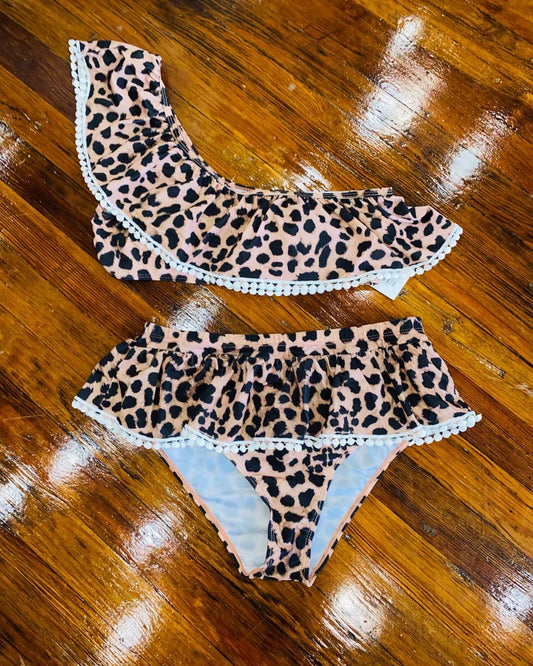 Leopard Lace Swimsuit