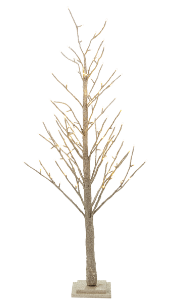LED Champagne Twig Tree