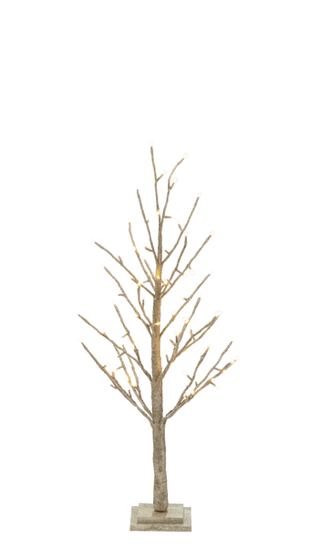 LED Champagne Twig Tree
