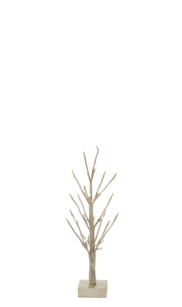 LED Champagne Twig Tree
