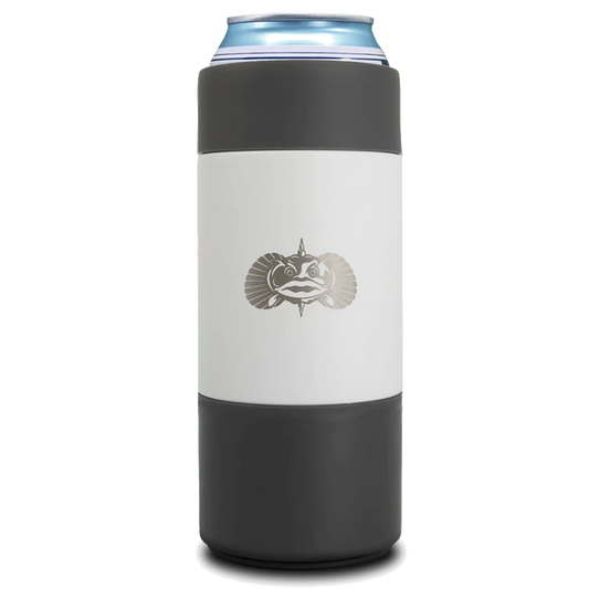 TOADFISH Slim Can Cooler White