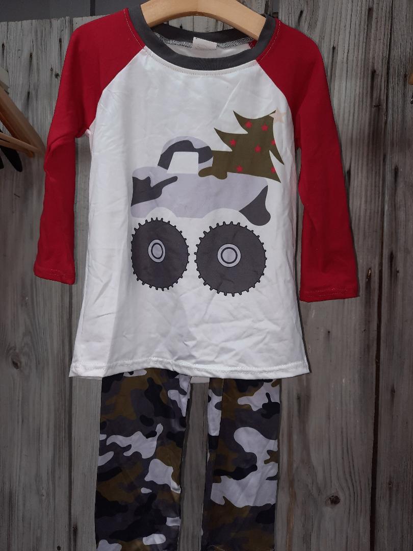 Camouflage Christmas Monster Truck