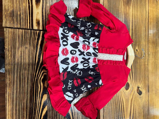 LIPS/XOXO Ruffle Dress